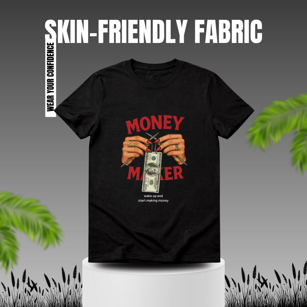 Money Graphic Streetwear T-Shirt for Men & Women